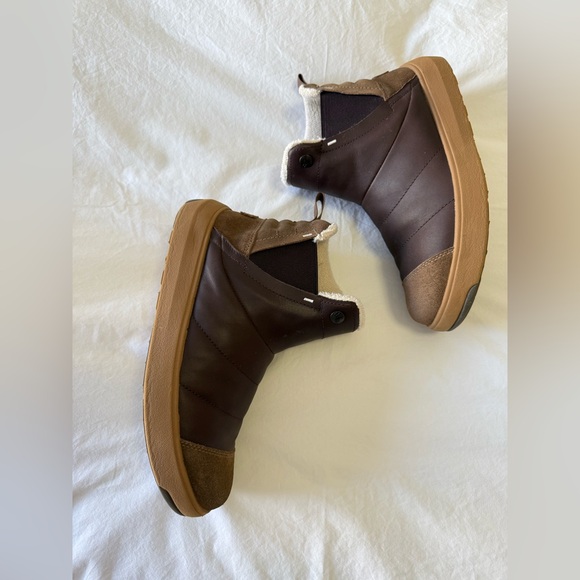 STIO | Women’s SZ 8 | Colter Boot Brown Leather Suede Slip On | Outdoor Chelsea - Picture 3 of 9